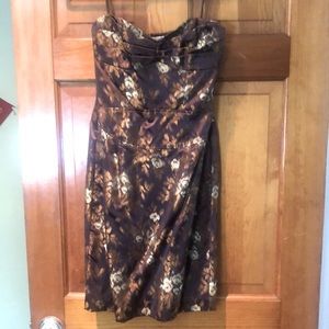 To the Max Strapless Formal Dress Bronze